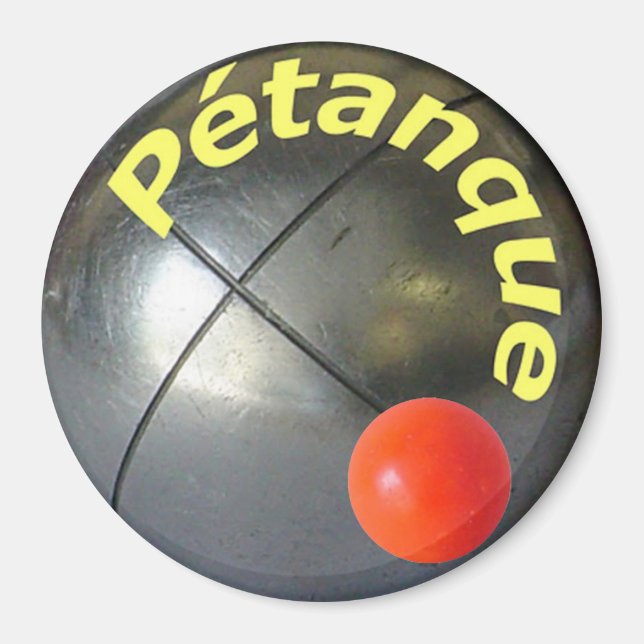 Petanque Boule Magnet (Framsidan)