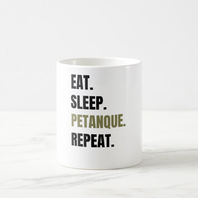 Petanque Boules Gift| Petanque Älskare Boule Playe Kaffemugg (Center)