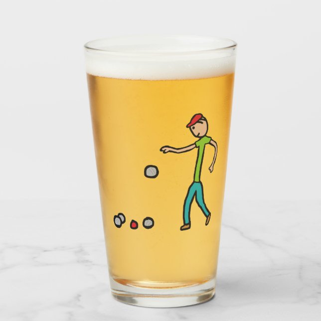 Petanque Glaskopp (Framsida fylld)