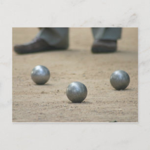 Petanque i Provence Vykort