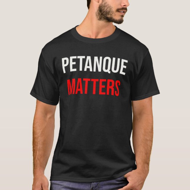 Petanque Legend for all who love to play petanque  T Shirt (Framsida)
