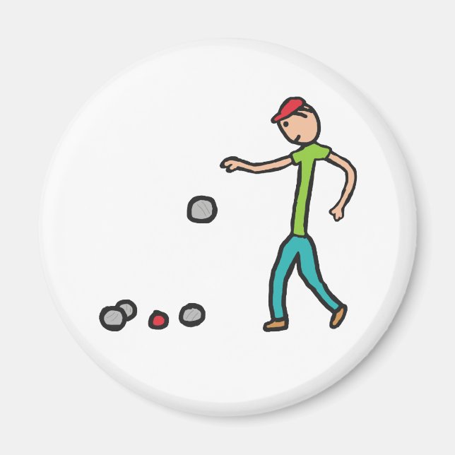Petanque Magnet (Framsidan)