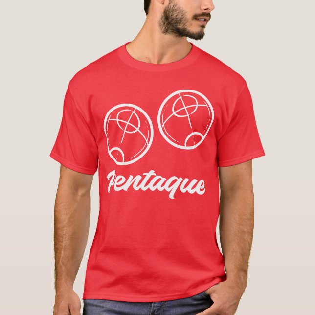 Petanque spel hobbypresent för en rolig vän t shirt (Framsida)