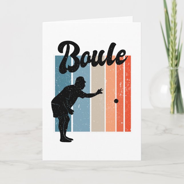 Petanque-spel Kort (Framsida)