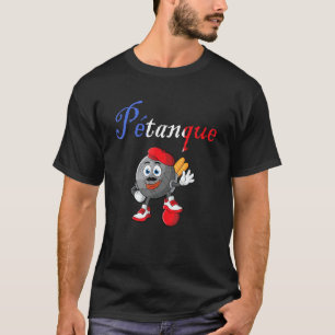 Petanque-spel roligt manar bocce boll team boule t shirt