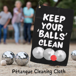 Pétanque Städning Trasa i Black