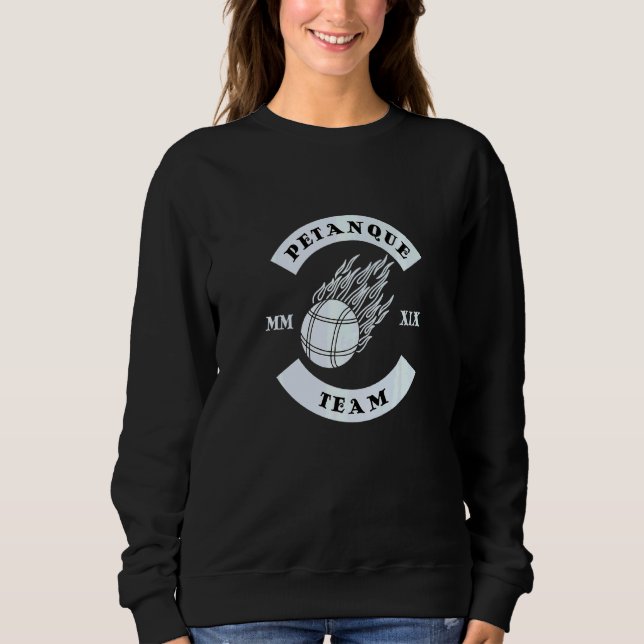 Petanque Team Boule Boccia Player T Shirt (Framsida)