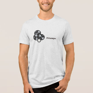 Pétanque, tre gråa bollar, Boules och Cochonnet T Shirt