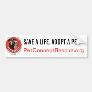 PetConnect rädding Bildekal