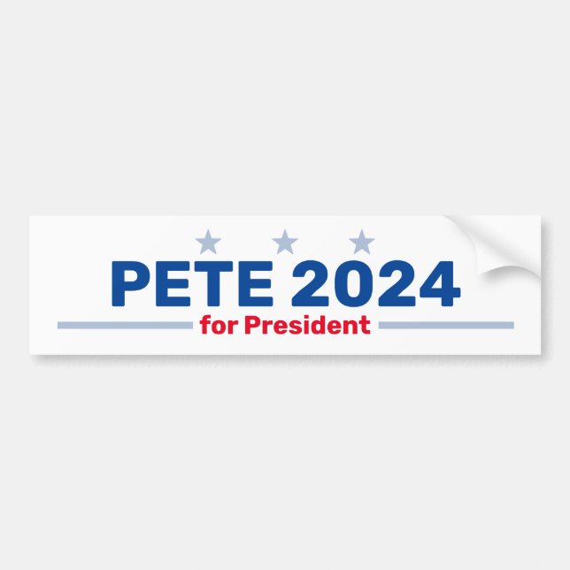 Pete 2024-stötdekal bildekal (Framsidan)