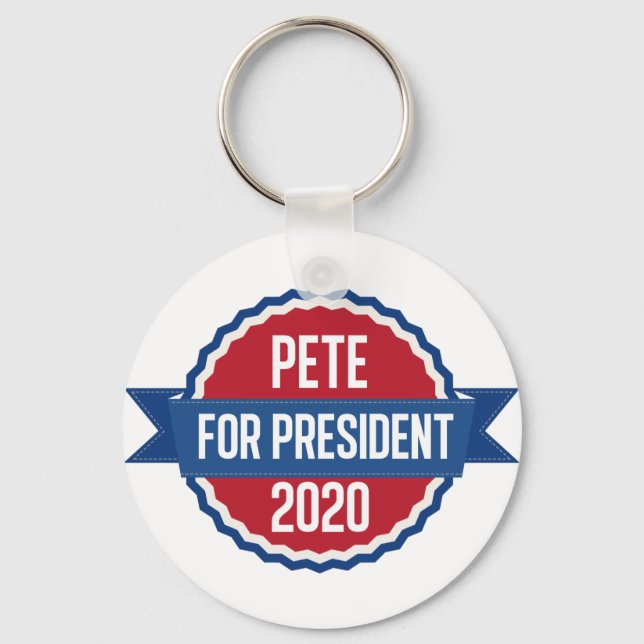 Pete Buttigieg för president 2020 Nyckelring (Framsida)