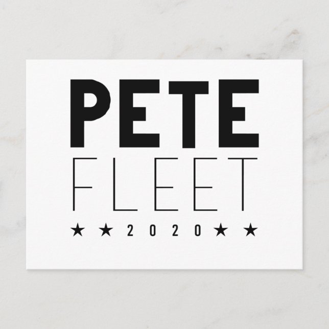 Pete Fleet 2020 Vykort (Framsida)