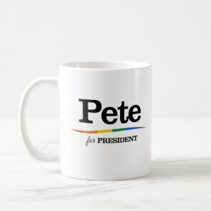 Pete för president kaffemugg