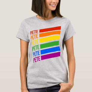Pete HBTQ Regnbåge T Shirt