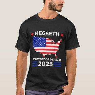 Pete Hegseth Secretary of Defensee 2025 Trump Ploc T Shirt