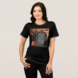 "Pete Moss" Halloween Headstone Humor T Shirt