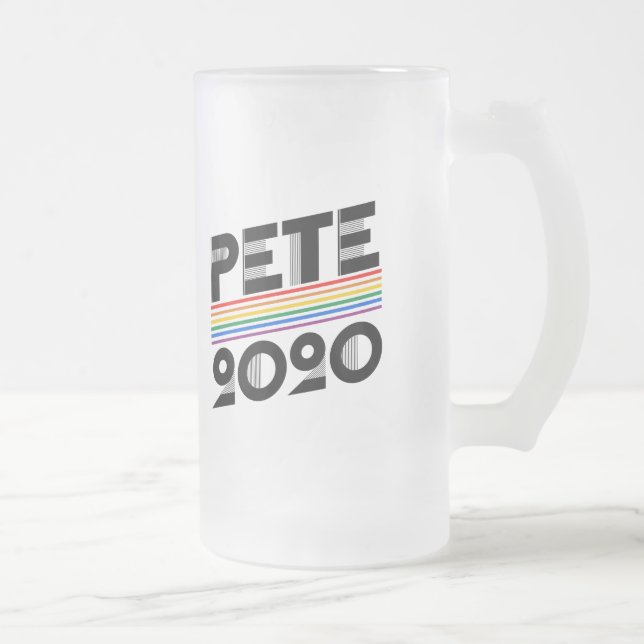 Pete Pride 2020 Frostat Ölglas (Höger)