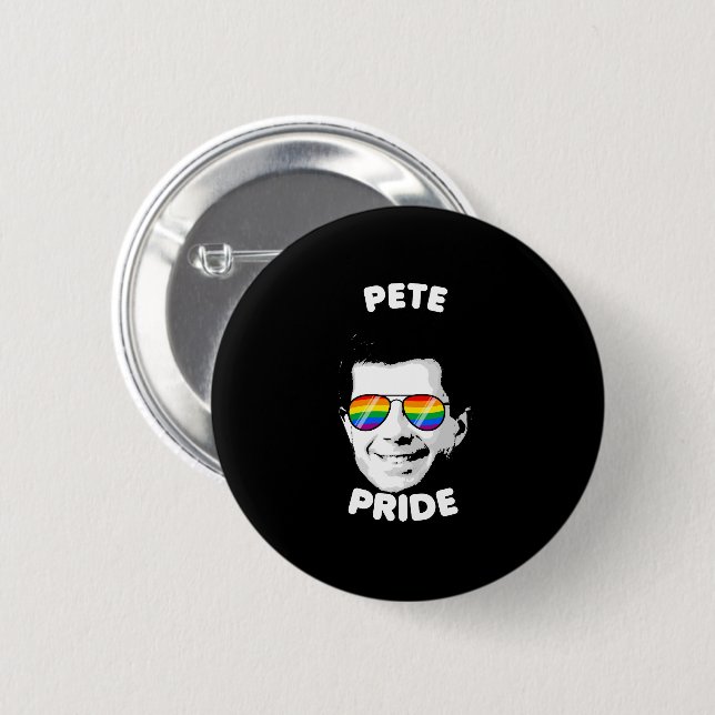 Pete Pride Sunglasses Knapp (Framsida & baksida)
