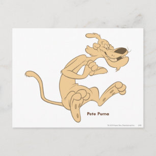 Pete Puma Excited Vykort