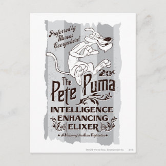 Pete Puma Intelligence Elixer Vykort