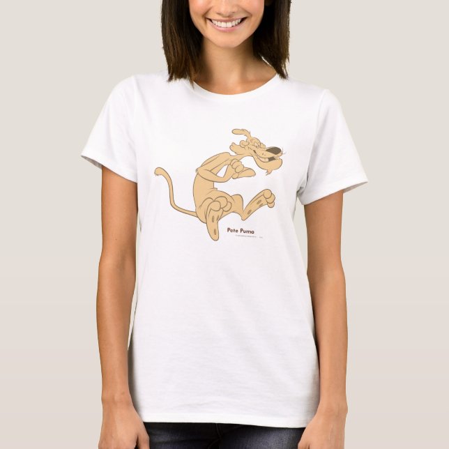 Pete Puma Upphetsad Tee Shirt (Framsida)