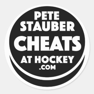 Pete Stauber Fuskar I Hockey .com Klistermärken