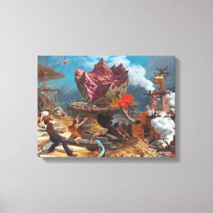 Peter Blume - Sten Canvastryck