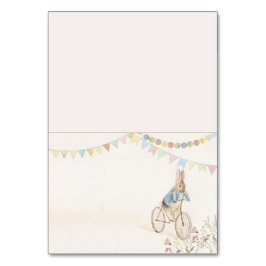 Peter Bunny Baby Shower Place Card Bordsnummer
