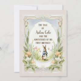 Peter Bunny Rabbit i Garden Inbjudningar