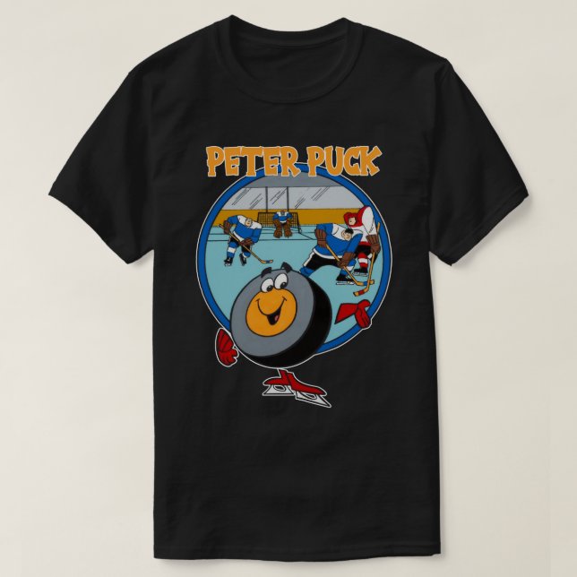 Peter Design Puck Tecknade figurer Classic T Shir Shirt (Design framsida)