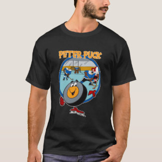 Peter Design Puck Tecknade figurer Classic T Shirt