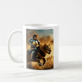 Peter Dinklage atop Armored Battle Cat Charge Kaffemugg