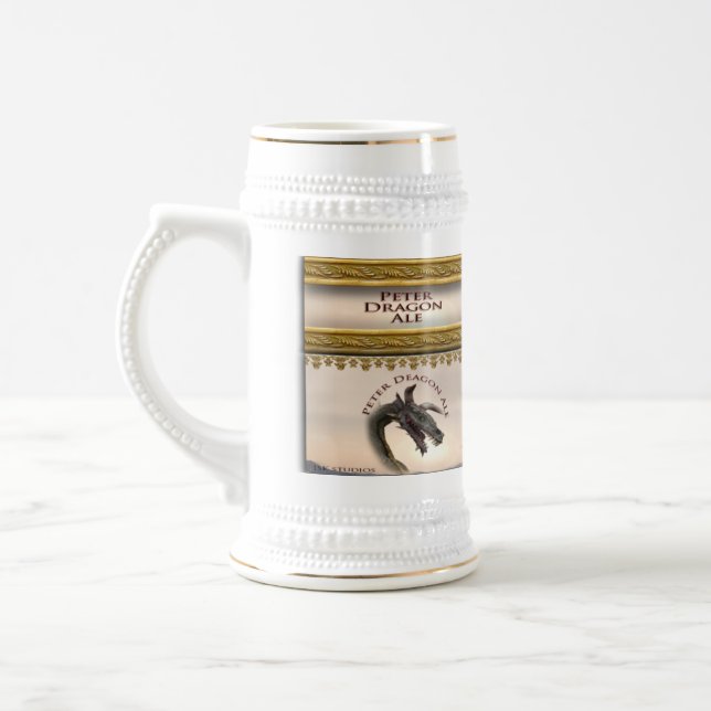 Peter Dragon Ale Stein Sejdel (Vänster)