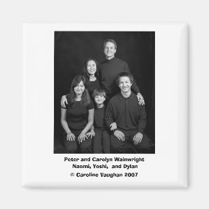 Peter familiy_Wporträtt, Peter…, - Skräddarsy Magnet