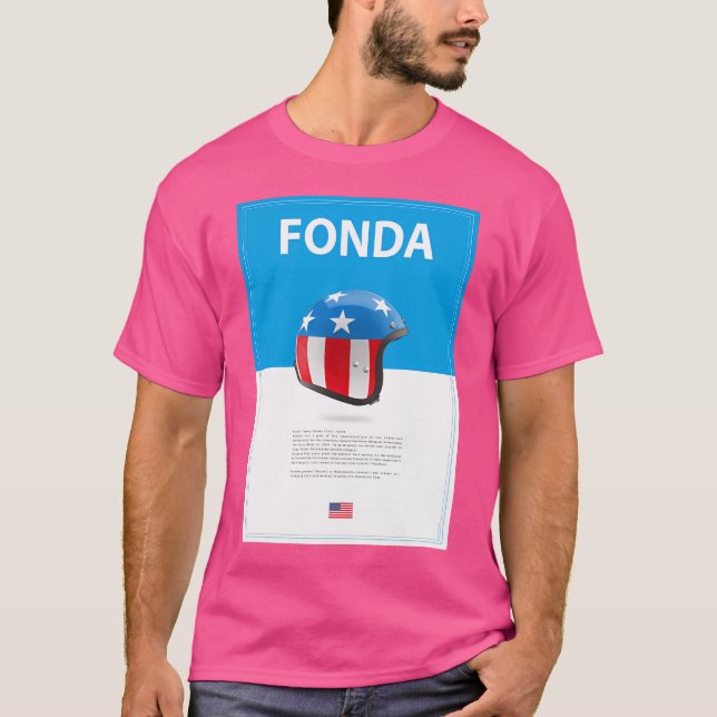 Peter Fonda Helmet T Shirt (Framsida)
