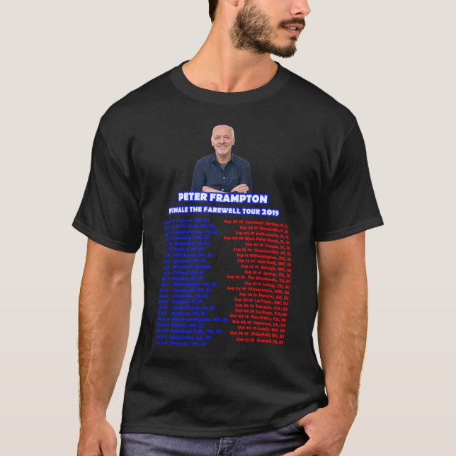 PETER FRAMPTON TURNERAR 2019 T SHIRT (Framsida)