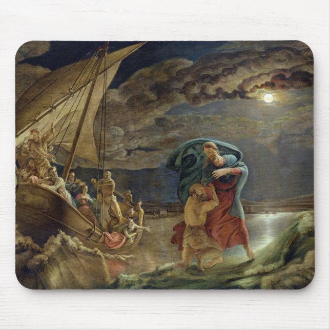 Peter går på vatten, 1806 musmatta (Framsidan)