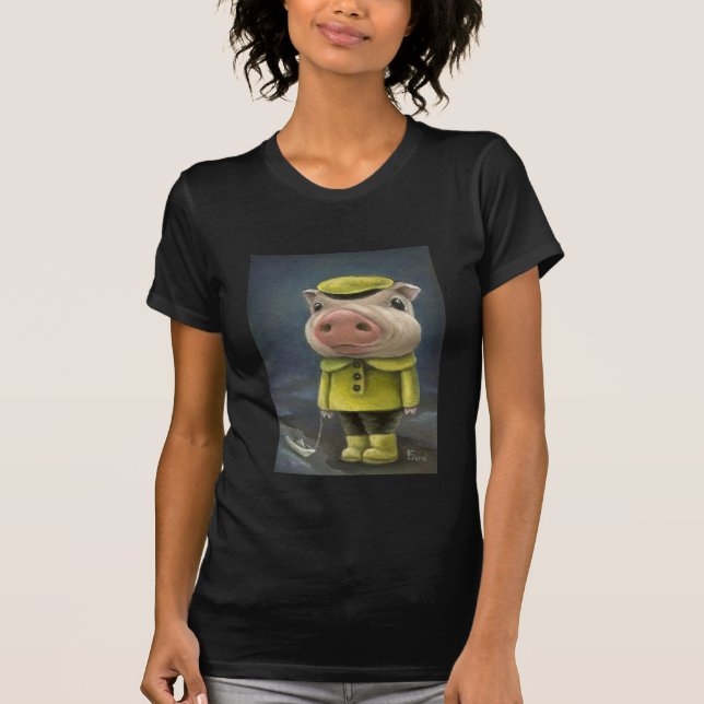 Peter grisen som seglar hans fartyg tee (Framsida)