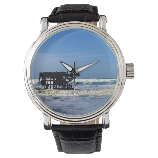 Peter Iredale Shipwreck, Oregon Kusten Armbandsur (Framsida)