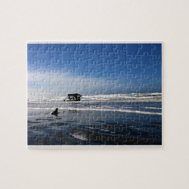 Peter Iredale Shipwreck, Oregon Kusten Pussel (Horisontell)