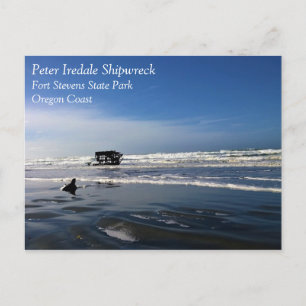 Peter Iredale Shipwreck, Oregon Kusten Vykort