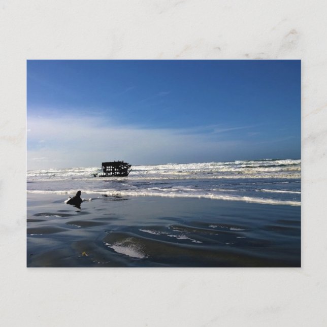 Peter Iredale Shipwreck, Oregon Kusten Vykort (Framsida)
