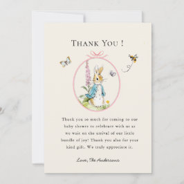 Peter kanin Flicka dusch Tack