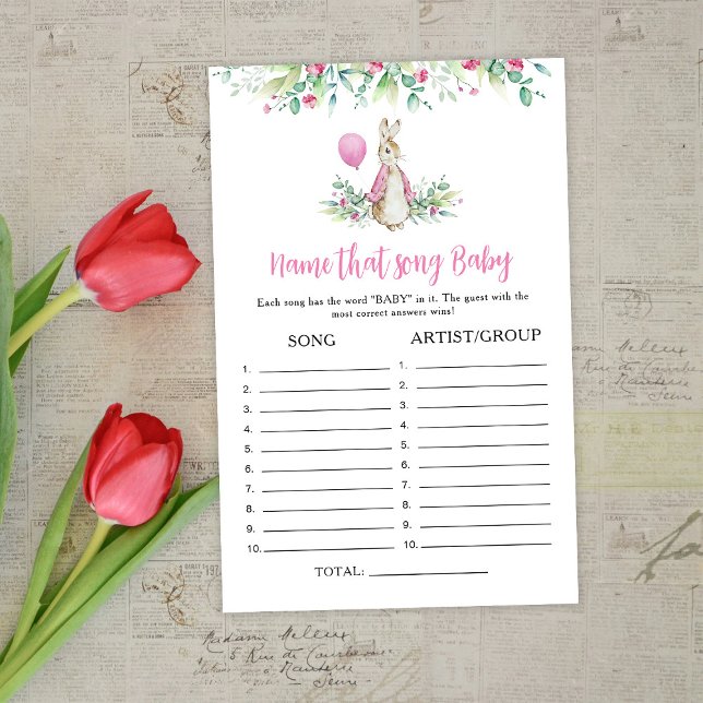 Peter kanin Namn det sång baby-spelet (Skapare uppladdad)