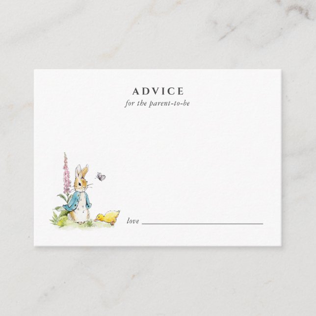 Peter kanit Advice for the parent to be Rådkort (Framsida)