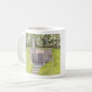 Peter Keitel vattenfärg av det Slingerland valv Kaffemugg