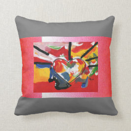 Peter Max stil-konstverket American MoJo Pillow Kudde
