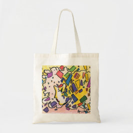 Peter Max stil profil med konitti Bag Tygkasse