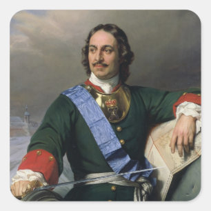 Peter mig den underbara 1838en fyrkantigt klistermärke