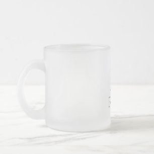 Peter monogram minimalist mugg